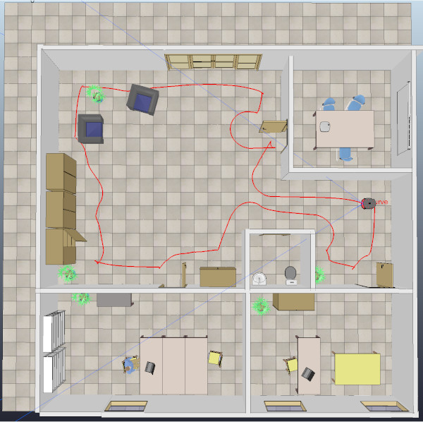 Control Algorithm for Autonomous Robot Using Fuzzy Systems